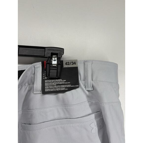 Under Armour Men's UA Takeover Tapered Pants 1309546-014 Halo Grey 42x34 - Picture 3 of 10